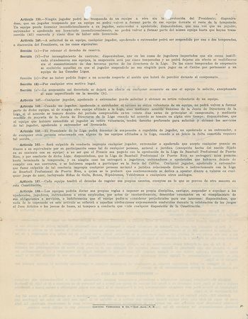 Lot #8173 Roberto Clemente 1958 Puerto Rico Winter League Signed Player Contract - Image 4