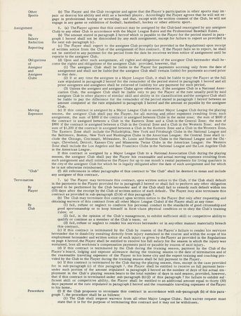 Lot #8182 Steve Carlton 1967 St. Louis Cardinals Signed Player Contract - Image 3
