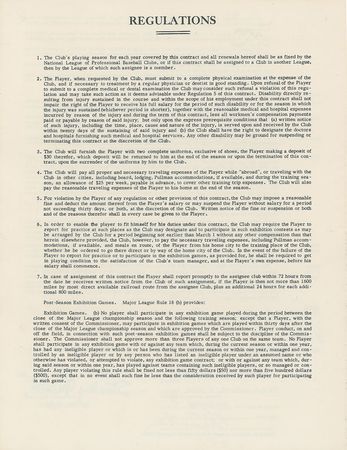 Lot #8182 Steve Carlton 1967 St. Louis Cardinals Signed Player Contract - Image 4