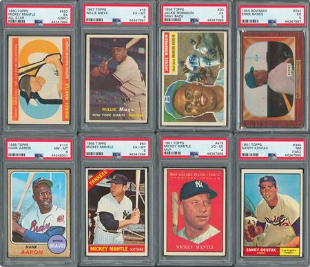 Lot #8034  1939-72 Topps, Bowman and Others Shoebox Collection of Hall of Famers and Superstars (350+) - Image 1