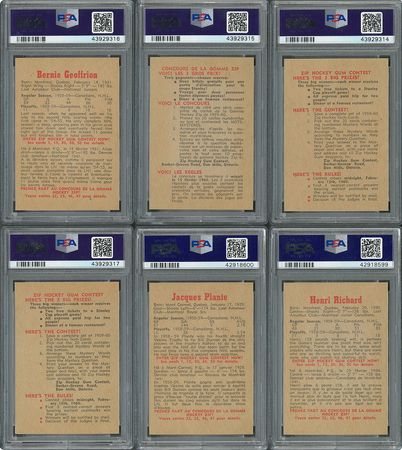 Lot #8147  1959 Parkhurst Hockey High Grade Near Set (42/50) with (6) PSA Graded - Image 2