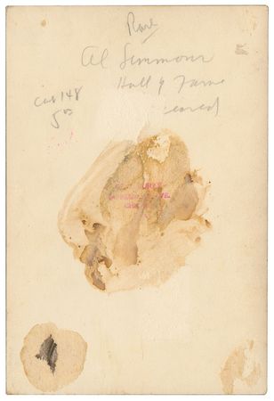 Lot #8292 Al Simmons Signed Photograph - Image 2