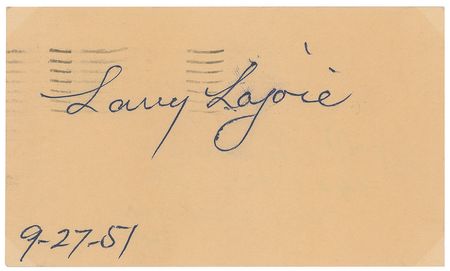Lot #8247 Nap Lajoie Signature - Image 1