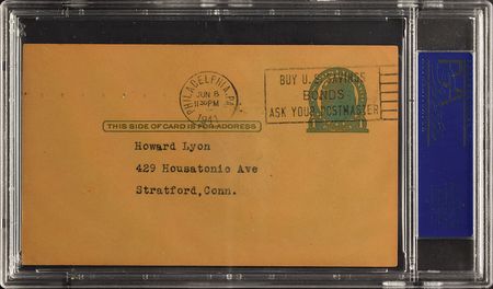 Lot #8295 Honus Wagner Signature - Image 2