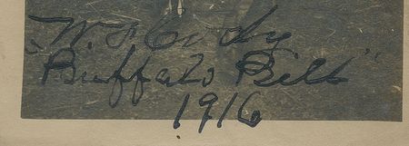 Lot #8407 William F. ?Buffalo Bill? Cody Signed Photograph - Image 2