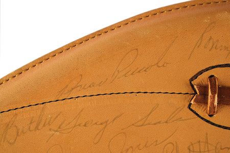 Lot #8355 Brian Piccolo and the 1968 Chicago Bears Signed Football - Image 2