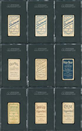 Lot #8011  T206 SGC Graded Back Variation Lot (11) - Image 2