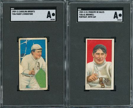 Lot #8011  T206 SGC Graded Back Variation Lot (11) - Image 3