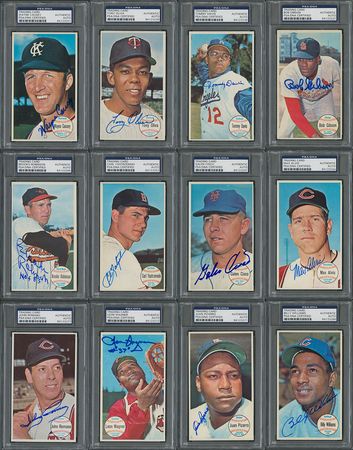 Lot #8098  1964 Topps Giants Near Complete Set (54/60) - all PSA/DNA Authenticated - Image 4