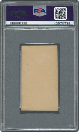 Lot #8003  1887 N172 Old Judge James Banning Hands on Knees PSA VG-EX 4 - Image 2