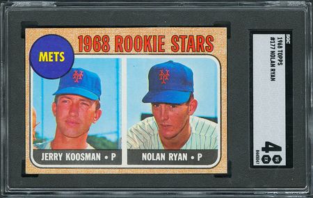 Lot #8109  1968 Topps 177 Nolan Ryan RC - SGC VG-EX 4 - Image 1