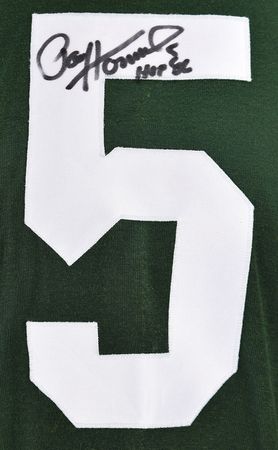 Lot #8368 Paul Hornung Signed Jersey and Photograph - Image 3
