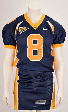 Lot #8356 Aaron Rodgers Signed Game-used California Golden Bears Jersey - Image 1