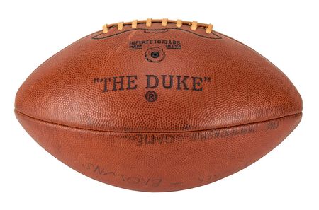 Lot #8373  NFL 1965 Championship 'Last Score' Game-used Football - Image 2