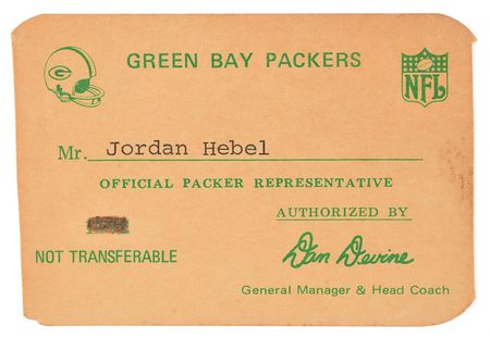 Lot #8373  NFL 1965 Championship 'Last Score' Game-used Football - Image 5