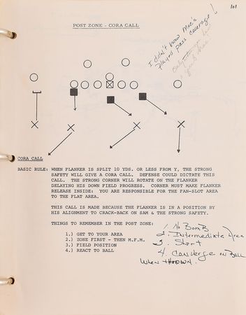 Lot #8347 Mike Ditka Dallas Cowboys and Chicago Bears Playbook Collection - Image 6