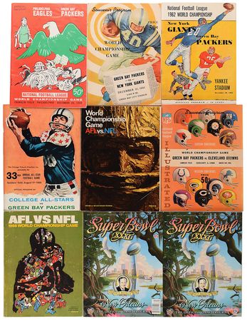 Lot #8367  Green Bay Packers NFL Championship Program Collection - Image 2