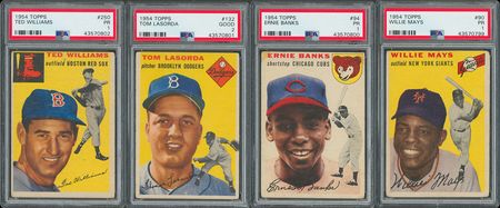 Lot #8049  1952-1970 Topps PSA Graded Collection (14) with Ernie Banks RC - Image 2