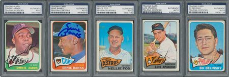 Lot #8102  1965 Topps Signed Partial Set - Image 2