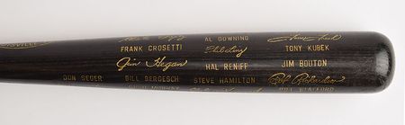 Lot #8316  1964 New York Yankees American League Champions Commemorative Black Bat - Image 3