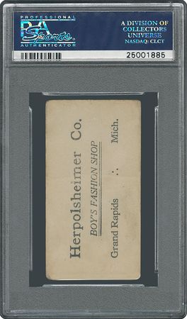 Lot #8001  1916 Herpolsheimer Co. #151 Babe Ruth PSA GOOD 2 - Image 2