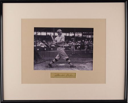 Lot #8198 Frank 'Home Run' Baker Signature - Image 1