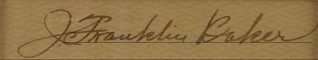 Lot #8198 Frank 'Home Run' Baker Signature - Image 2