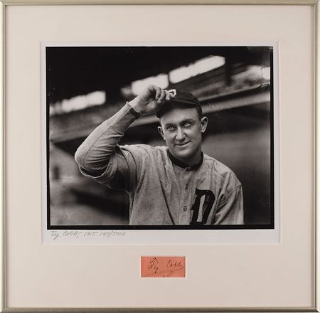 Lot #8216 Ty Cobb Signature - Image 1