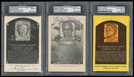 Lot #8204  Baseball Hall of Famer (5) Group Lot - Image 1