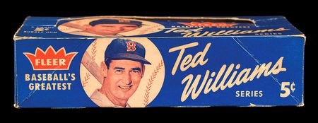 Lot #8077  1959 Fleer Ted Williams Display Box - Tremendous Graphics - Image 2