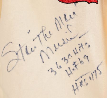 Lot #8259 Stan Musial Signed Jersey - Image 2