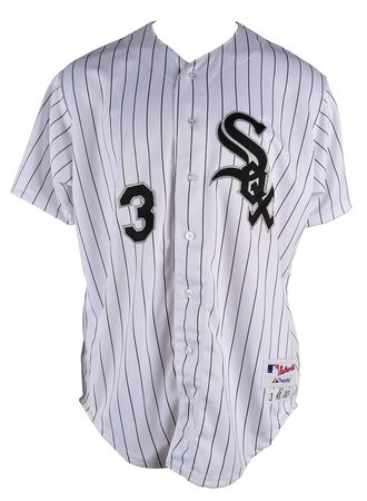 Lot #8197 Harold Baines Game-Worn 2000 Chicago White Sox Jersey - Image 1