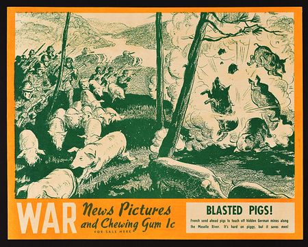 Lot #8313  1939 War News Pictures Window Display with Card - Image 1