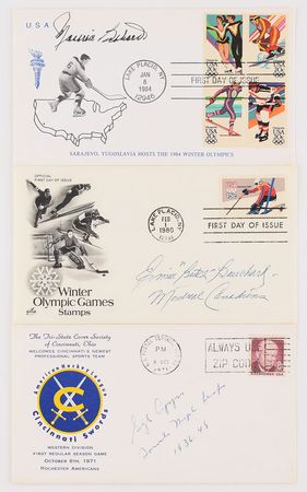 Lot #8372  Hockey Legends Signed Cover Collection of (7) - Image 2