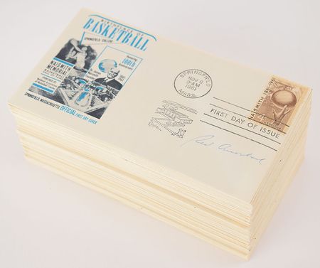 Lot #8339  Basketball Legends Signed Cover Collection of (92) - Image 1