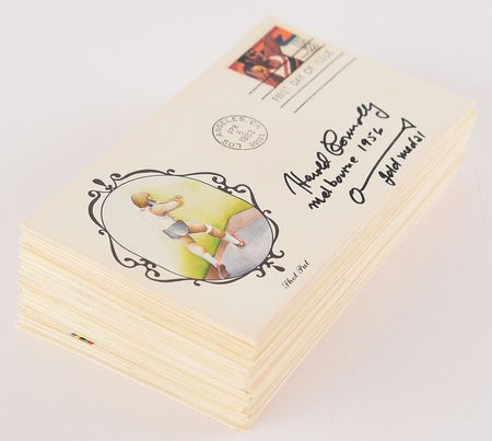 Lot #8402  Olympic Medalists Signed Cover