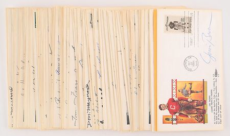 Lot #8348  Football Legends Signed Cover Collection of (66) - Image 2