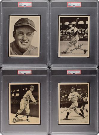 Lot #8026  1936 R311 National Chicle Baseball Glossy Premiums Complete Set (27) with Seven PSA Graded - Image 1