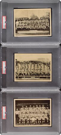 Lot #8026  1936 R311 National Chicle Baseball Glossy Premiums Complete Set (27) with Seven PSA Graded - Image 2