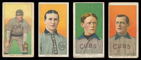 Lot #8009  T206 Group of (4) Cards