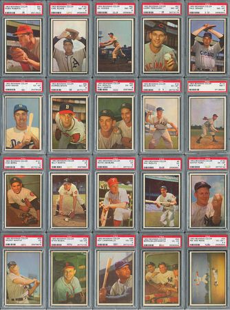 Lot #8053  1953 Bowman Color Complete Set (160) with (70) PSA Graded - Image 1