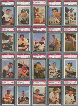 Lot #8053  1953 Bowman Color Complete Set (160) with (70) PSA Graded - Image 2