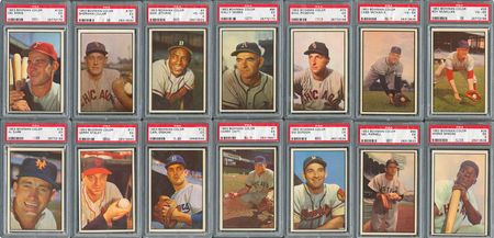 Lot #8053  1953 Bowman Color Complete Set (160) with (70) PSA Graded - Image 4