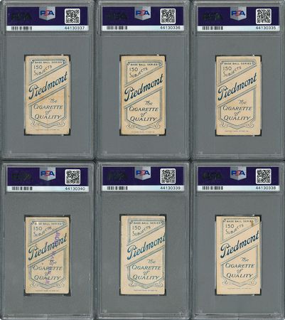 Lot #8010  T206 Hall of Famer Collection (6) with Christy Mathewson - Image 2