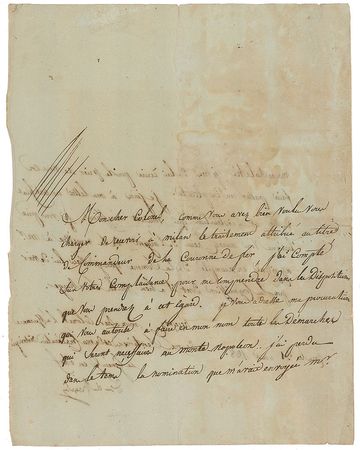 Lot #285 Auguste de Marmont Signed Letter - Image 1