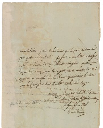 Lot #285 Auguste de Marmont Signed Letter - Image 2