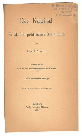 Lot #201 Karl Marx Book - Image 3