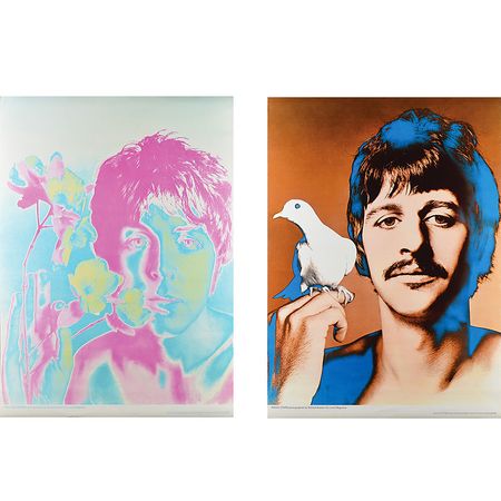 Lot #751 Beatles: McCartney and Starr Posters - Image 1