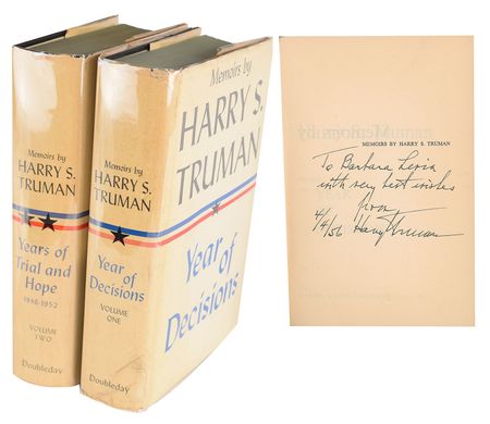 Lot #93 Harry S. Truman Book - Image 1