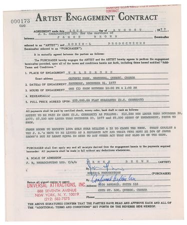 Lot #712 James Brown Documents - Image 3